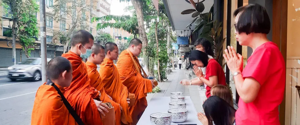 Buddhist Alms Giving