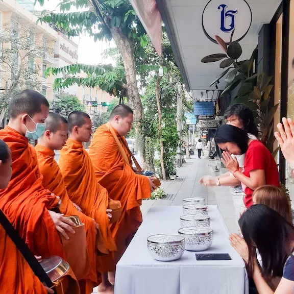 Buddhist Alms Giving