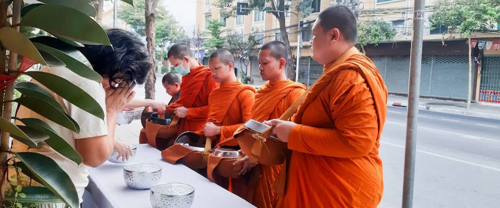 Buddhist Alms Giving